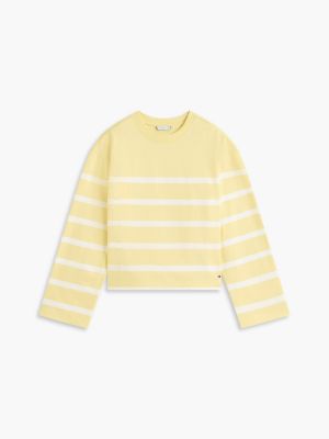 Женские худи Tommy Hilfiger Breton Stripe Crewneck Sweatshirt — фото 5
