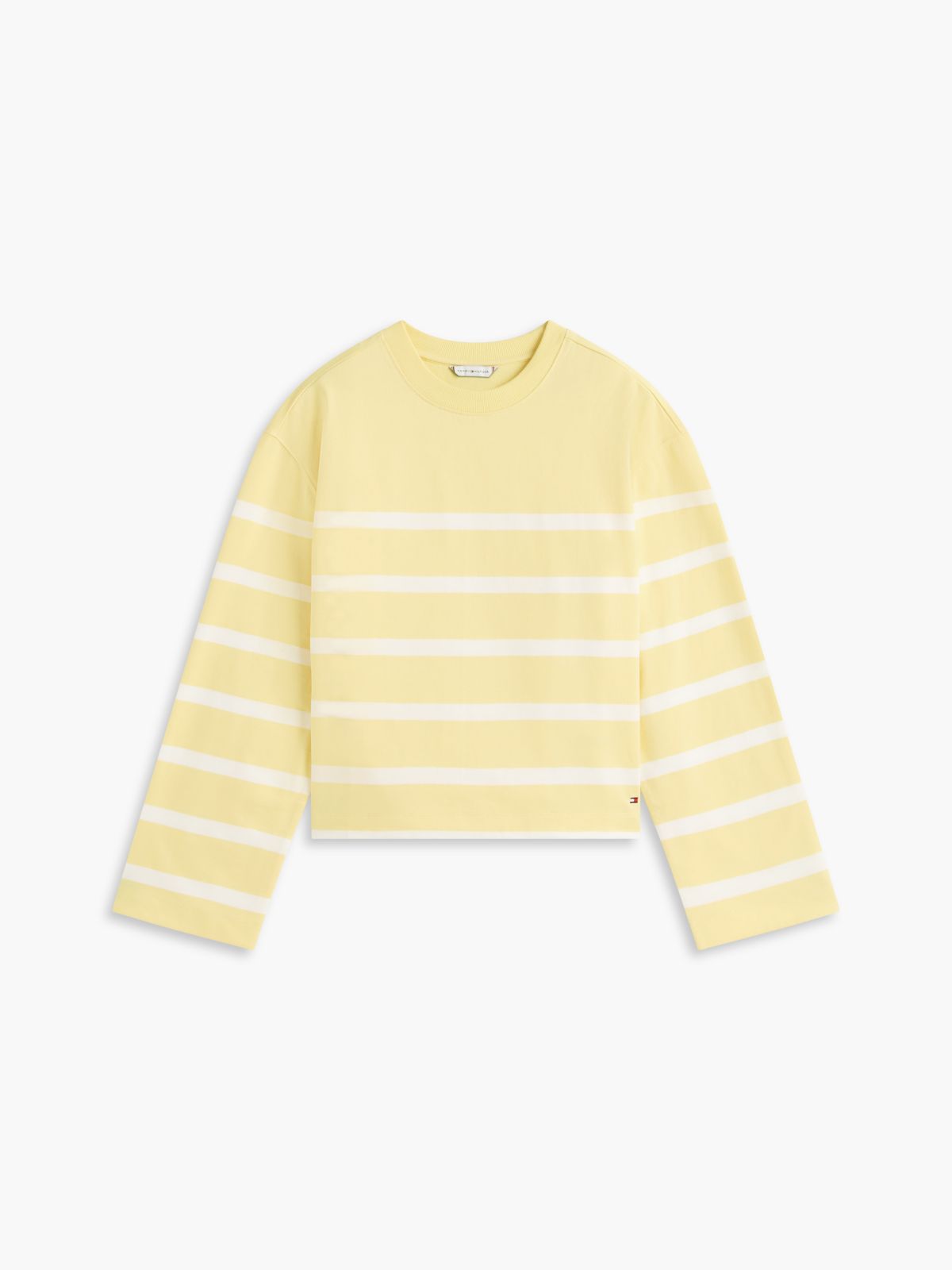 Breton Stripe Crewneck Sweatshirt — Citronella