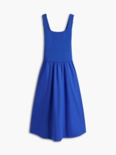 Mixed-Media Midi Tank Dress — Noble Blue 5