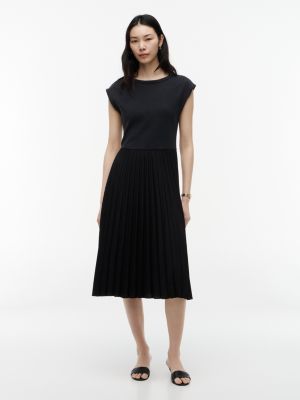 tommy hilfiger pleated midi dress Tommy Hilfiger Women's Belted Pleated Midi Dress Blue Size 6