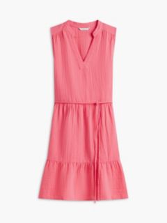 Tiered Cotton Gauze Mini Dress — Garden Rose 5