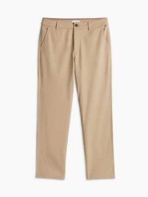 Женские брюки Tommy Hilfiger Relaxed Fit Stretch Chino, цвет: Бежевый — фото 5