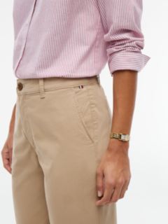 Relaxed Fit Stretch-Cotton Chino — Beige 3