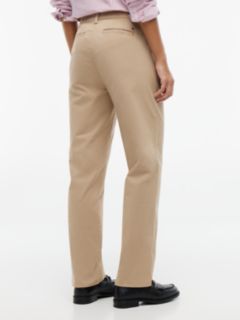 Relaxed Fit Stretch-Cotton Chino — Beige 4