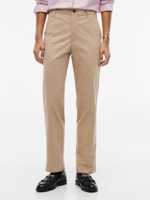 Relaxed Fit Stretch-Cotton Chino, Beige