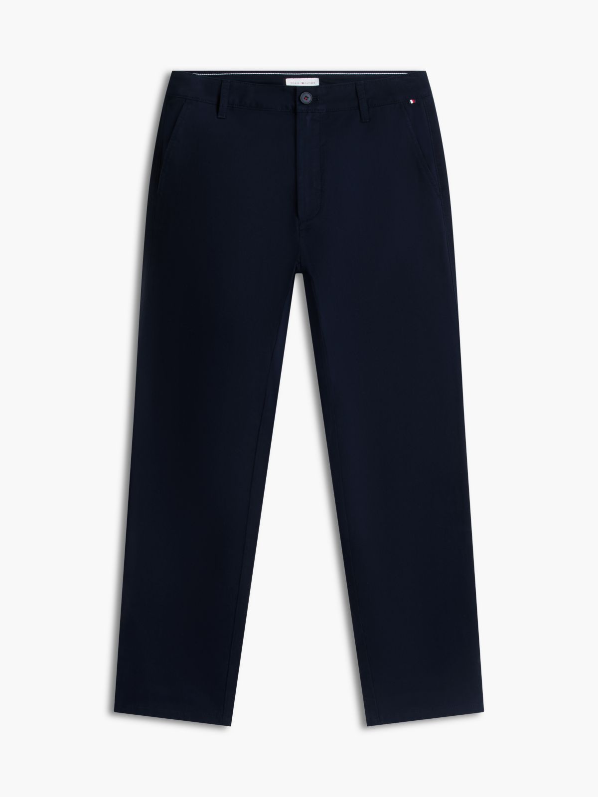 Relaxed Fit Stretch-Cotton Chino — Navy Blue