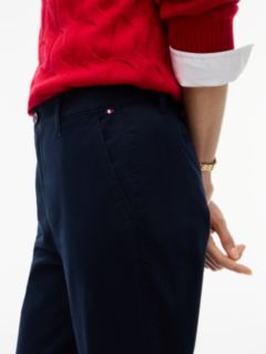Relaxed Fit Stretch-Cotton Chino — Navy Blue 3