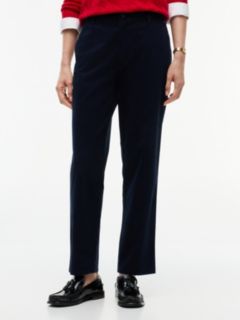 Relaxed Fit Stretch-Cotton Chino — Navy Blue 1