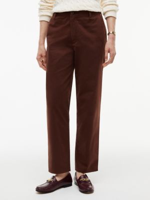 Relaxed Fit Stretch Chino, Broken Stripe Ecru / Black