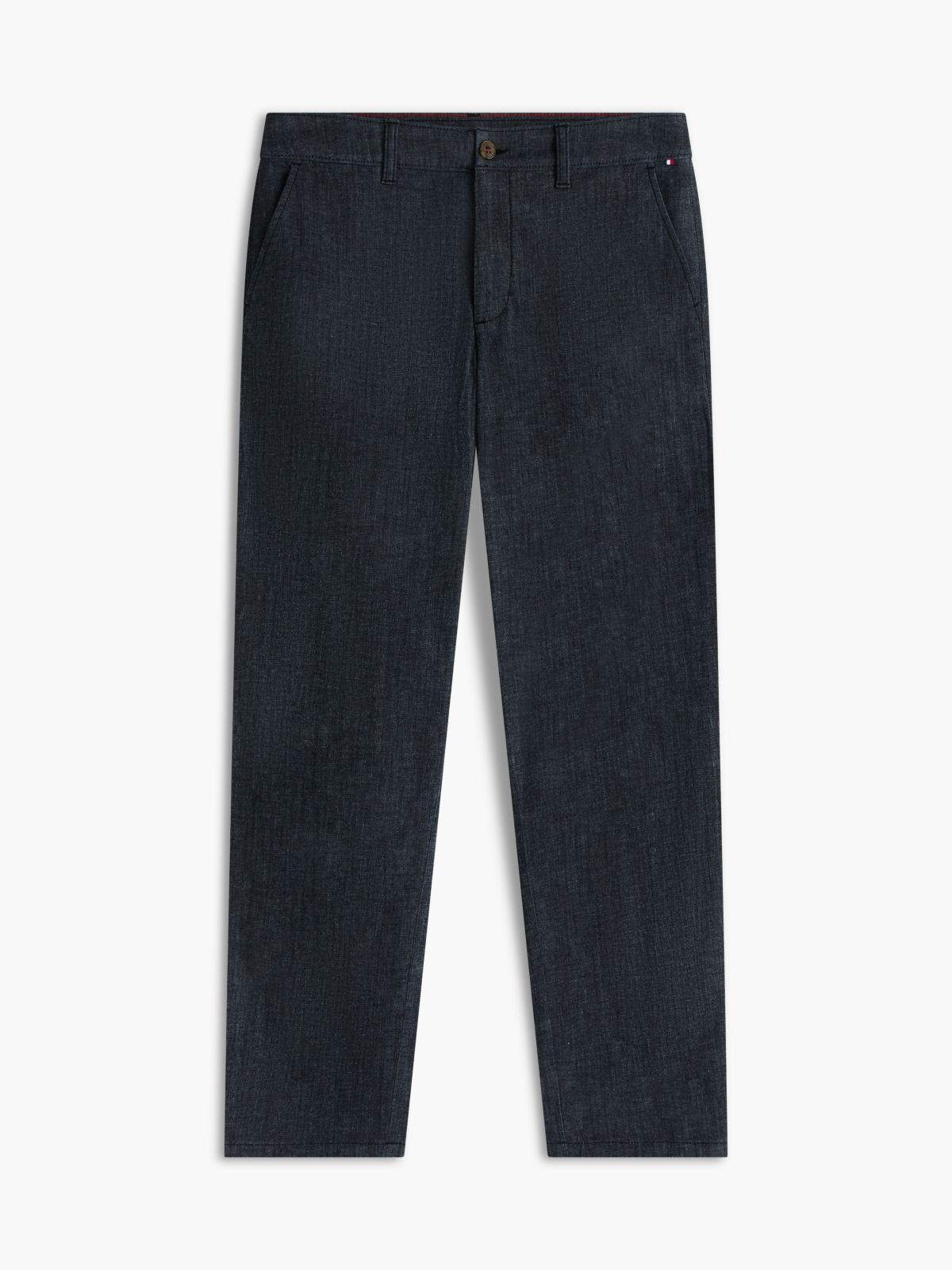 Relaxed Fit Stretch-Cotton Chino — Washed Blue