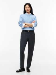 Relaxed Fit Stretch-Cotton Chino — Washed Blue 2