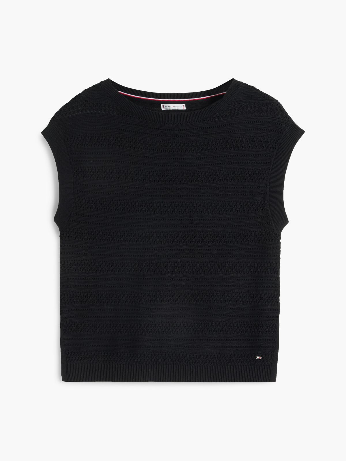 Crochet Sweater — Black