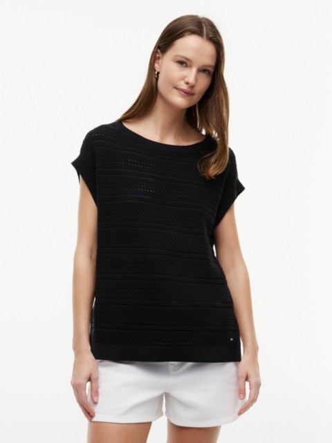 Женские свитеры Tommy Hilfiger Crochet Sweater