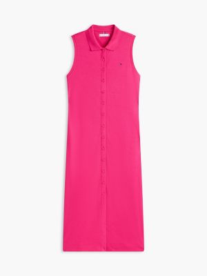 Tommy Hilfiger Sleeveless Pique Midi Polo Dress — фото 5