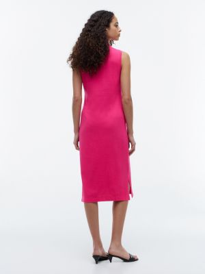 Tommy Hilfiger Sleeveless Pique Midi Polo Dress — фото 4