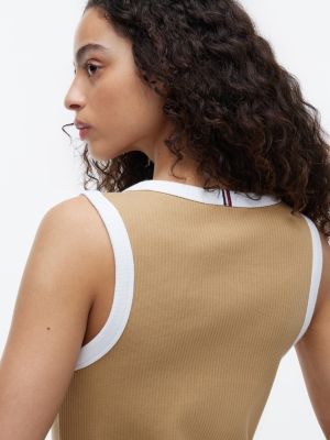 Женские платья Tommy Hilfiger Rib-Knit Ringer Tank Dress — фото 3
