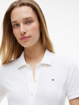 Женские платья Tommy Hilfiger Short-Sleeve Stretch Midi Polo Dress — фото 2