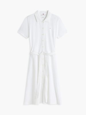 Женские платья Tommy Hilfiger Short-Sleeve Stretch Midi Polo Dress — фото 5
