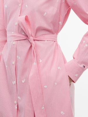 Tommy Hilfiger Allover Floral Striped Midi Shirtdress — фото 2