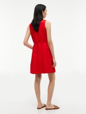 Tommy Hilfiger Sleeveless Cotton-Linen Blend Mini Dress — фото 4