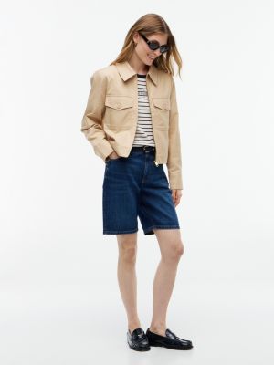 Женские куртки Tommy Hilfiger Lightweight Twill Chino Zip Jacket — фото 2