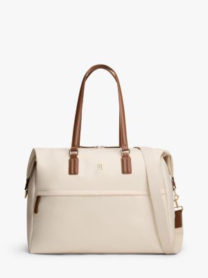 Lightweight Weekender Bag, Newsprint