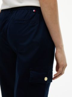 Stretch-Cotton Cargo Jogger — Navy 3