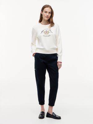 Stretch-Cotton Cargo Jogger, Navy