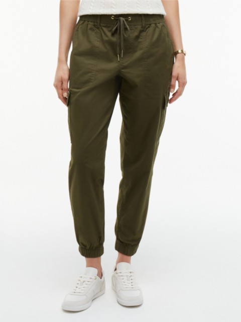 Женские брюки Tommy Hilfiger Stretch-Cotton Cargo Jogger