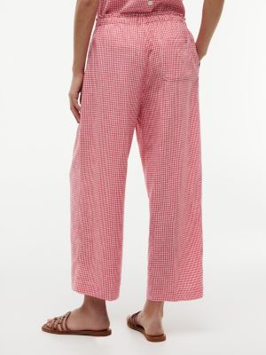 Женские брюки Tommy Hilfiger Gingham Linen-Blend Pull-On Pant — фото 4