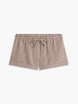 Женские брюки Tommy Hilfiger Gingham Linen-Blend Pull-On Short — фото 5