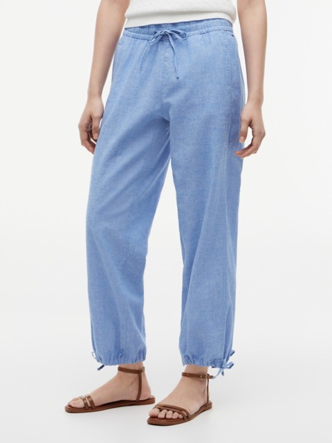 Женские брюки Tommy Hilfiger Linen-Cotton Blend Pull-On Pant