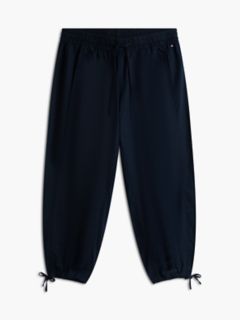 Linen-Cotton Blend Pull-On Pant — Navy 5