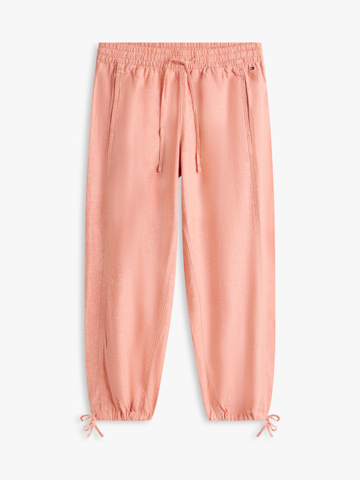 Linen-Cotton Blend Pull-On Pant — Sweet Nectarine