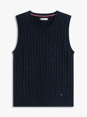 Cable Knit Sweater Vest | Tommy Hilfiger