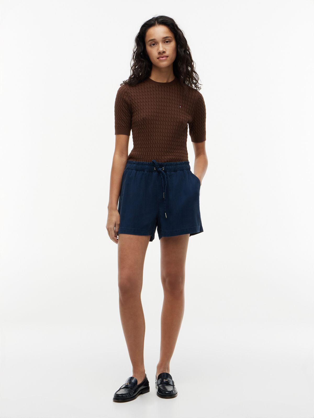 Lightweight Pull-On Short — Navy