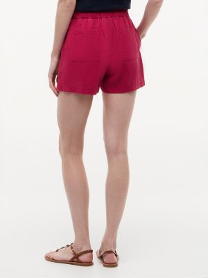 Женские шорты Tommy Hilfiger Lightweight Pull-On Short, цвет: Королевский синий ягодный — фото 4