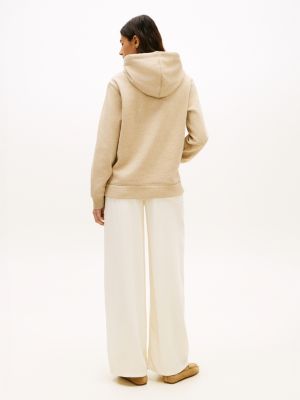 Monotype Logo Heathered Hoodie | Tommy Hilfiger USA