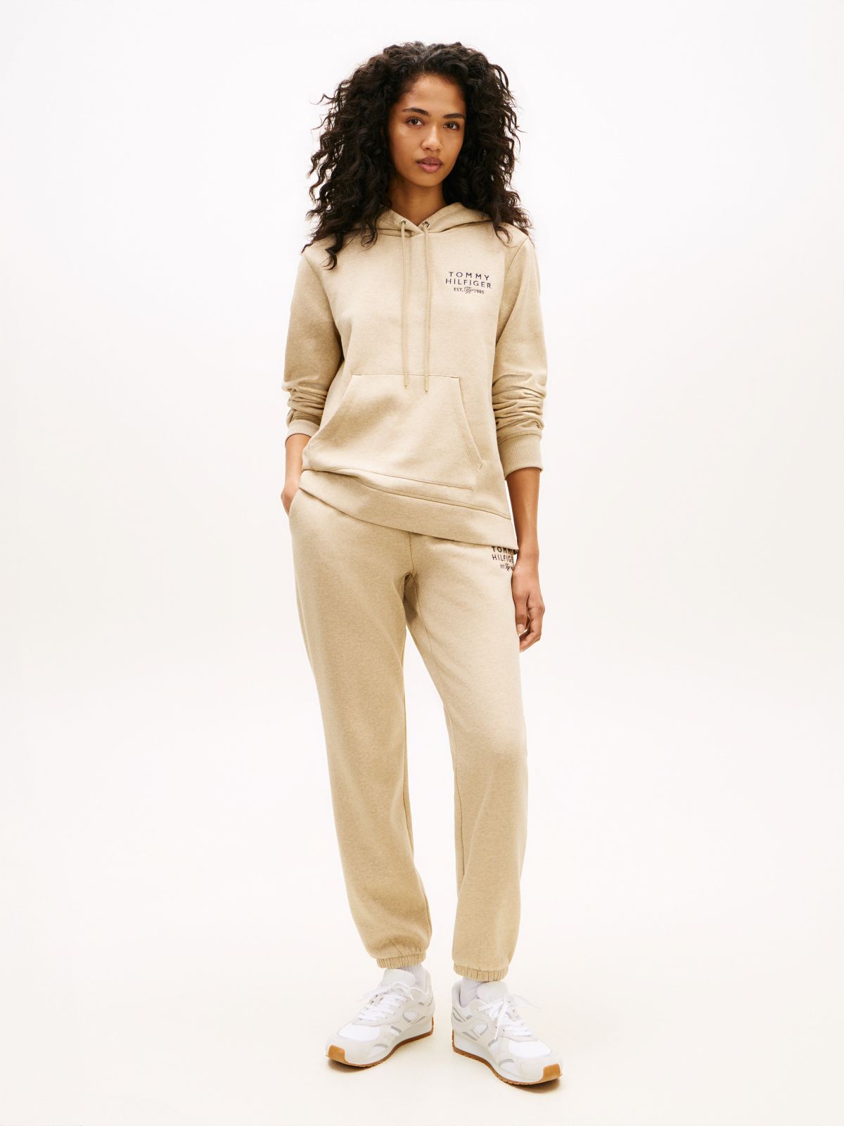 Monotype Heathered Sweatpant — Sandalwood
