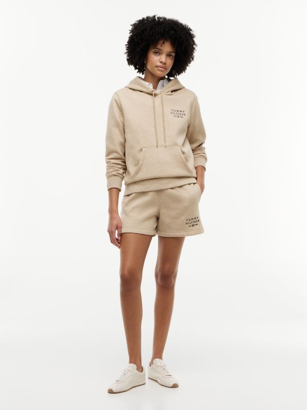 Monotype Logo Sweatshort — Sandalwood