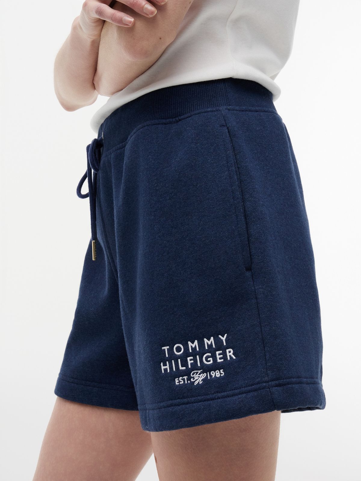 Monotype Logo Sweatshort — Preppy Navy