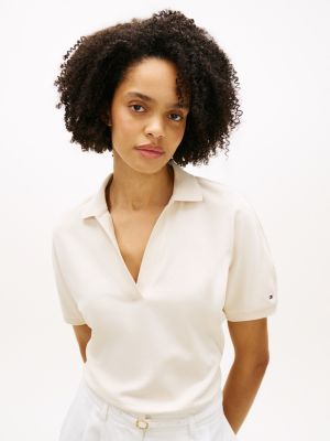 Relaxed Fit Stretch Pique Polo | Tommy Hilfiger