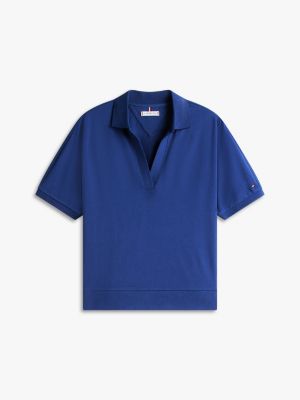 Женские топы Tommy Hilfiger Relaxed Fit Stretch Pique Polo — фото 5