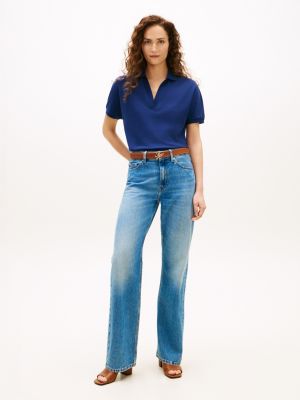 Женские топы Tommy Hilfiger Relaxed Fit Stretch Pique Polo — фото 3