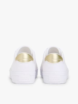 Женские кроссовки Tommy Hilfiger Metallic Accent Canvas, цвет: Белый — фото 4