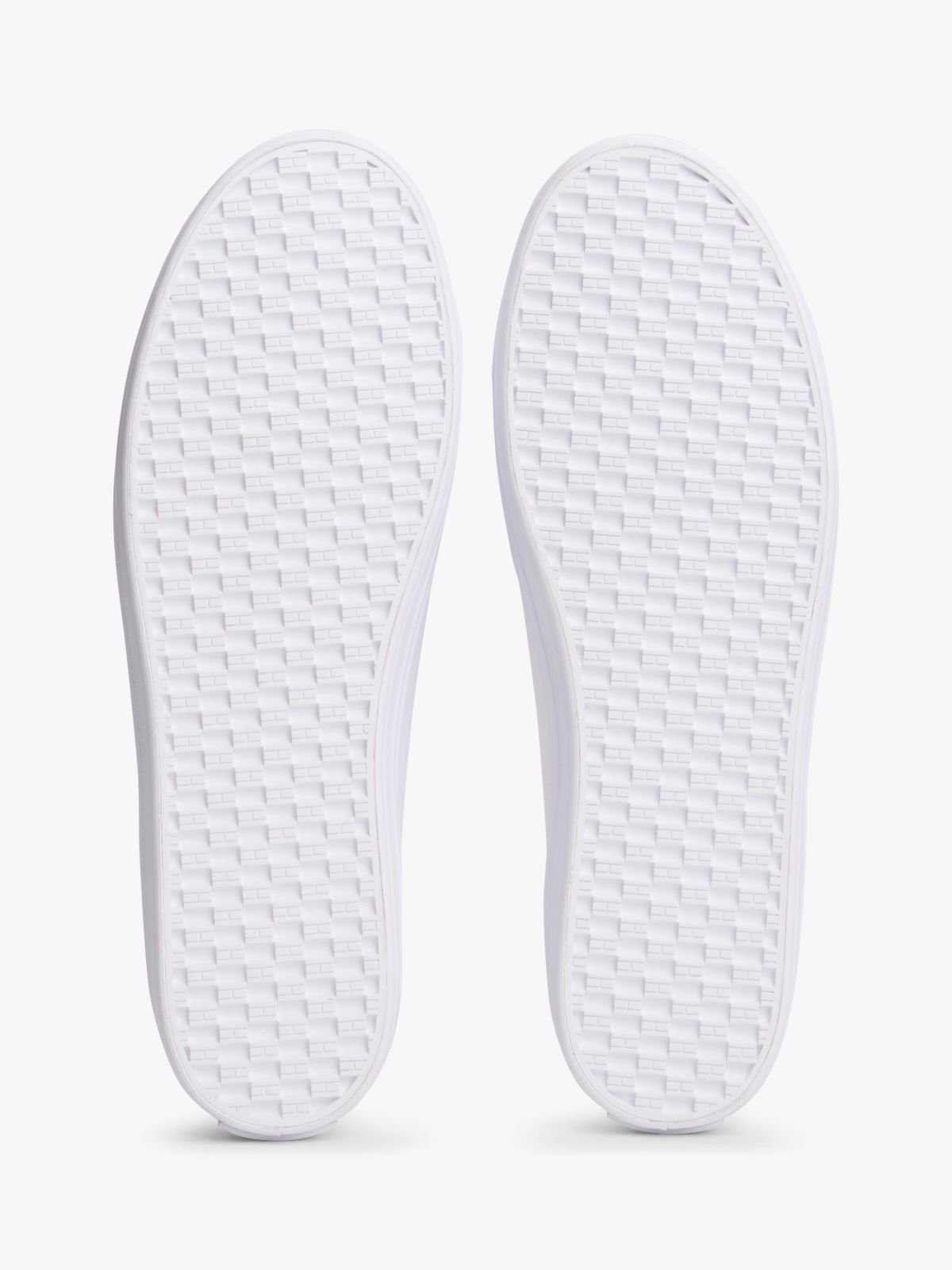 Metallic Accent Canvas Sneaker — White