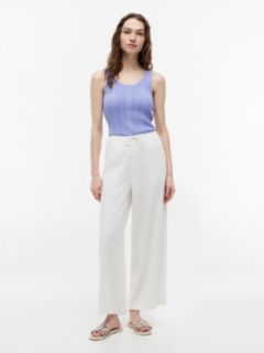 Mixed-Knit Tank Top — Thunder Lilac 2