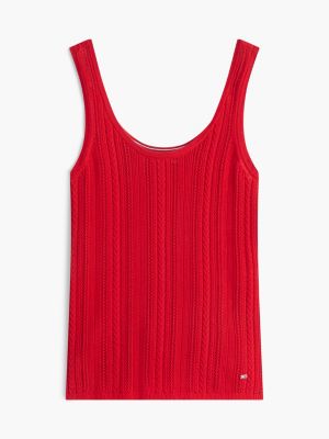 Mixed-Knit Tank Top | Tommy Hilfiger