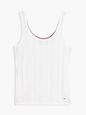 Женские свитеры Tommy Hilfiger Mixed-Knit Tank Top — фото 5