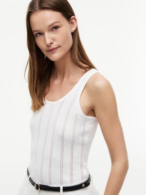 Женские свитеры Tommy Hilfiger Mixed-Knit Tank Top — фото 3